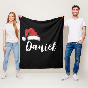 Kerstmis Familie Xmas Persoonlijke Naam Fleece Deken