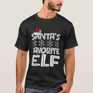 Kerstmis - Favoriete Elf van Santa T-shirt