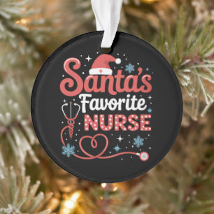 Kerstmis favoriete verpleegster  ornament