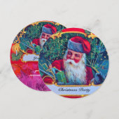 KERSTMIS FEEST MET EEN VINTAGE UITSTRALING KAART (Voorkant / Achterkant)