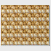 Kerstmis, feestdag, goud en mousserende glitter cadeaupapier (Vlak)