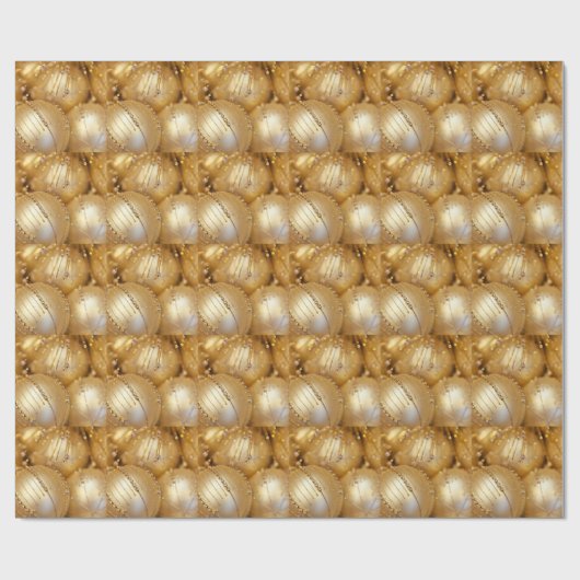 Kerstmis, feestdag, goud en mousserende glitter cadeaupapier (Vlak)