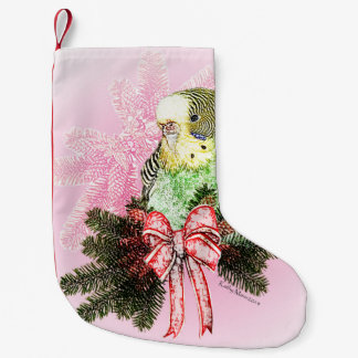 Kerstmis feestdag paraket kleine kerstsok