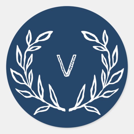 Kerstmis, feestdag, zeemacht ronde sticker (Voorkant)