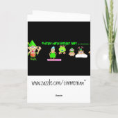 Kerstmis Feestdagen Kaart (Achterkant)