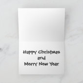 Kerstmis Feestdagen Kaart (Binnen)