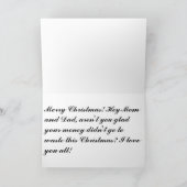 Kerstmis Feestdagen Kaart (Binnen)