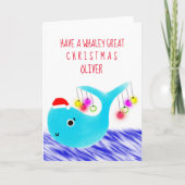 Kerstmis  feestdagen kaart (Voorkant)