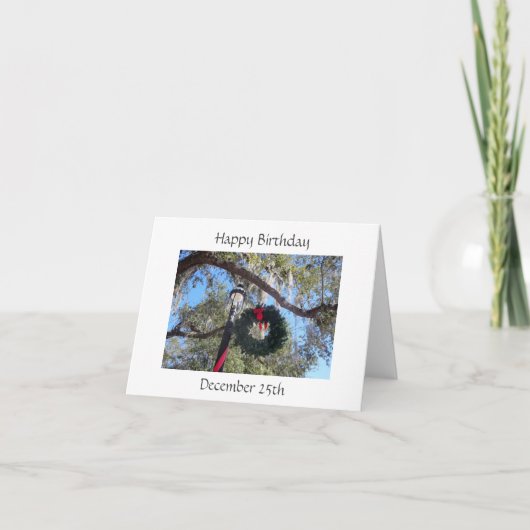 Kerstmis Feestdagen Kaart (Voorkant)