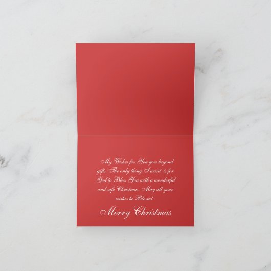 kerstmis feestdagen kaart (Binnen)