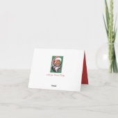 kerstmis feestdagen kaart (Achterkant)