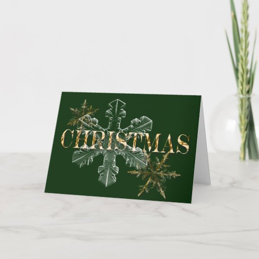 Kerstmis Feestdagen Kaart (Voorkant)