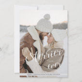 Kerstmis Feestdagen Merrier dan ooit Foto Feestdagenkaart (Voorkant)