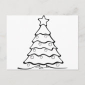 Kerstmis, feestdagen, vreugde, groene kleuren, boo feestdagenkaart (Voorkant)