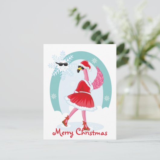 Kerstmis Feestdagenkaart (Staand voorkant)