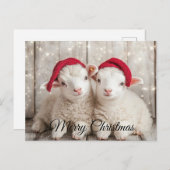 Kerstmis Feestdagenkaart (Voorkant / Achterkant)