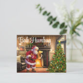 Kerstmis Feestdagenkaart (Staand voorkant)