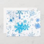 Kerstmis Feestdagenkaart (Voorkant / Achterkant)