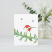 Kerstmis Feestdagenkaart (Staand voorkant)