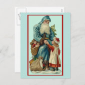 Kerstmis Feestdagenkaart (Voorkant / Achterkant)