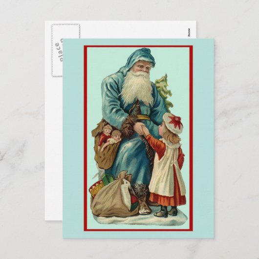 Kerstmis Feestdagenkaart (Voorkant / Achterkant)