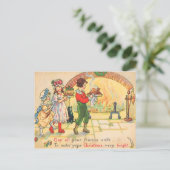 Kerstmis Feestdagenkaart (Staand voorkant)