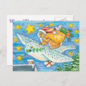 Kerstmis Feestdagenkaart (Voorkant / Achterkant)