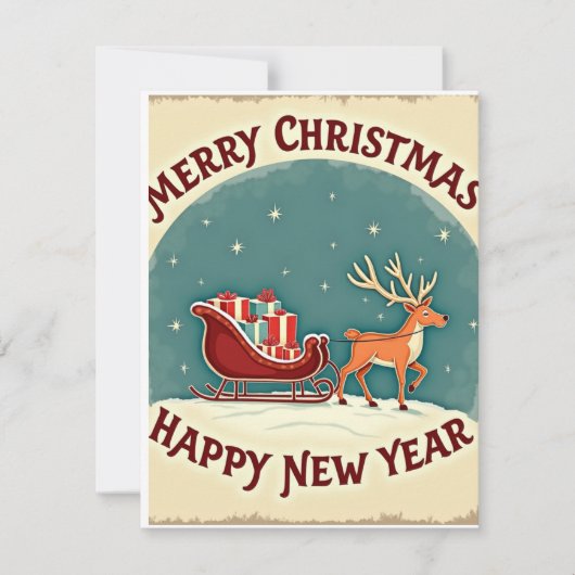 Kerstmis Feestdagenkaart (Voorkant)