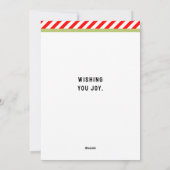 Kerstmis Feestdagenkaart (Achterkant)