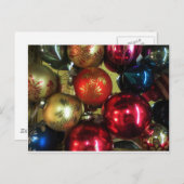 Kerstmis Feestdagenkaart (Voorkant / Achterkant)