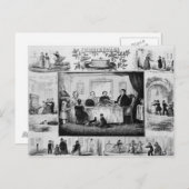 Kerstmis Feestdagenkaart (Voorkant / Achterkant)