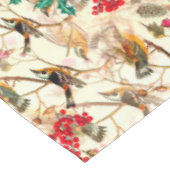 Kerstmis, feestelijk, mistletoe, vogels, natuur pa tafelkleed (Gekanteld)