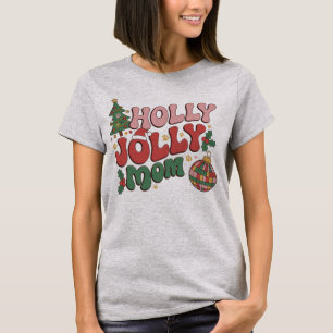 Kerstmis Feestelijke Hond Moeder Kerst Vakantie Hu T-shirt