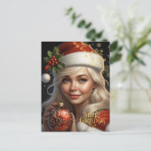 Kerstmis. Felicitaties. Briefkaart (Staand voorkant)