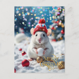 Kerstmis. Felicitaties. Briefkaart