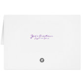 Kerstmis Feliz Navidad Blue Star II (Achterkant Horizontaal)