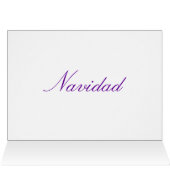 Kerstmis Feliz Navidad Blue Star II (Binnen Horizontaal (Boven))