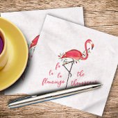 Kerstmis Festive Flamingo String Lights Napk Servet