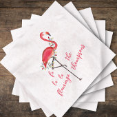 Kerstmis Festive Flamingo String Lights Napk Servet