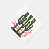 Kerstmis Fiesta Feliz Navidad Party Lunch Napkin Servetten (Hoek)