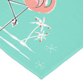 Kerstmis Flamingo 16 x 108 tabelloper Lange Tafelloper (Hoek)