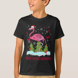 Kerstmis flamingo bloedkanker awareness gift.png t-shirt