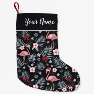Kerstmis Flamingo Name Small Kerstmis Stocking Kleine Kerstsok