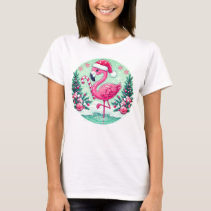 Kerstmis Flamingo Sublimatie Clipart-10424 T-shirt