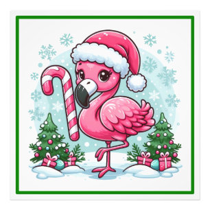 Kerstmis Flamingo Sublimatie Clipart-27301 Foto Afdruk