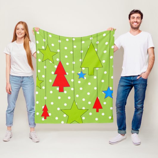 Kerstmis Fleece Deken (In situ)