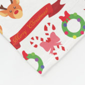 Kerstmis Fleece Deken (Hoek)