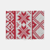 Kerstmis Fleece Deken (Voorkant (Horizontaal))