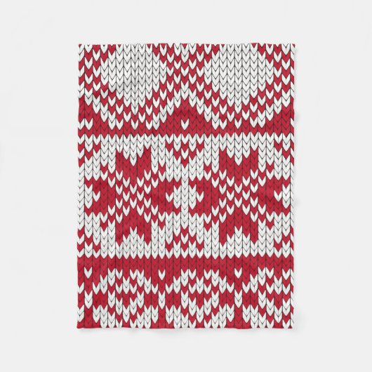 Kerstmis Fleece Deken (Voorkant)