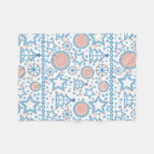 Kerstmis Fleece Deken (Voorkant (Horizontaal))